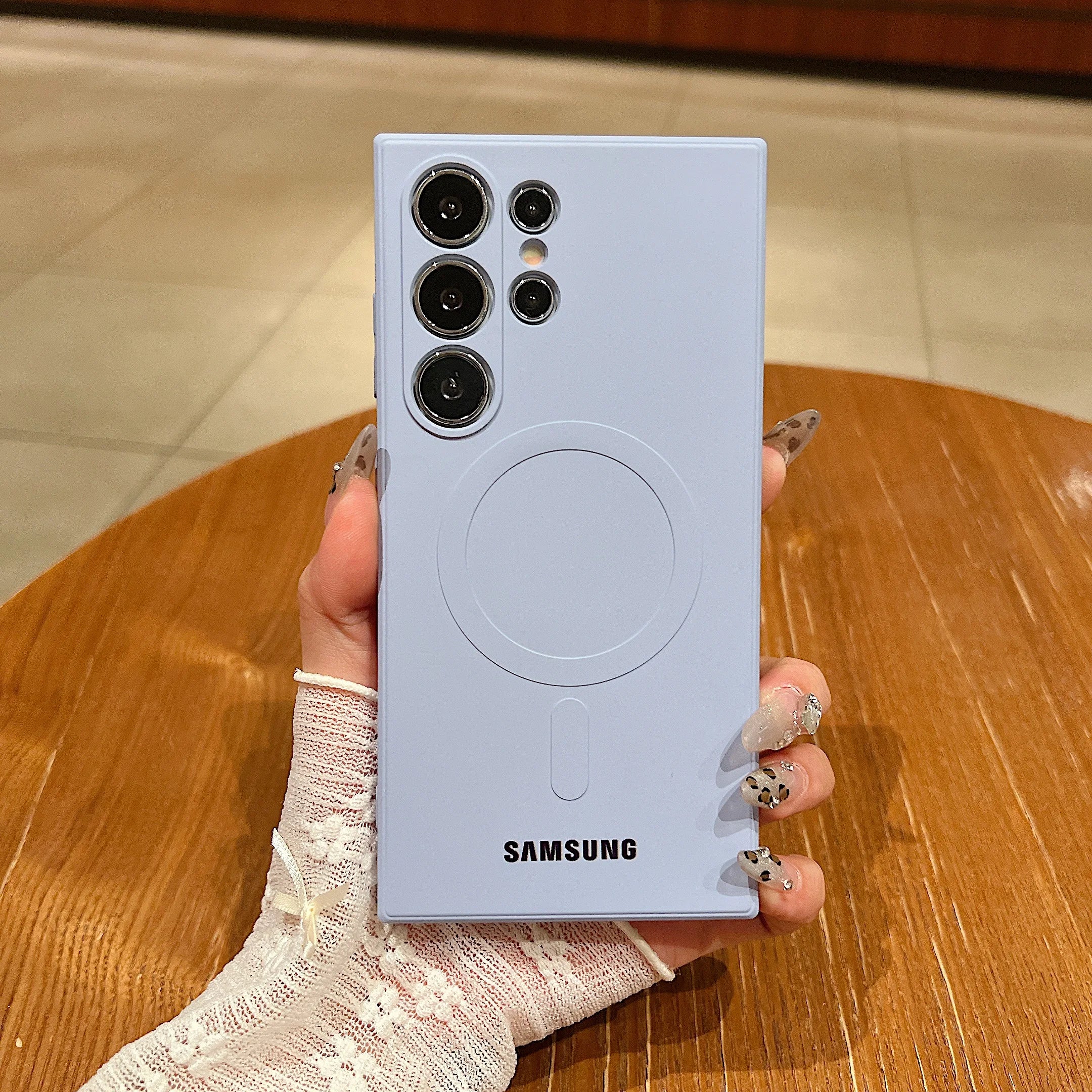 Luxus Silikon-Magnethülle Samsung