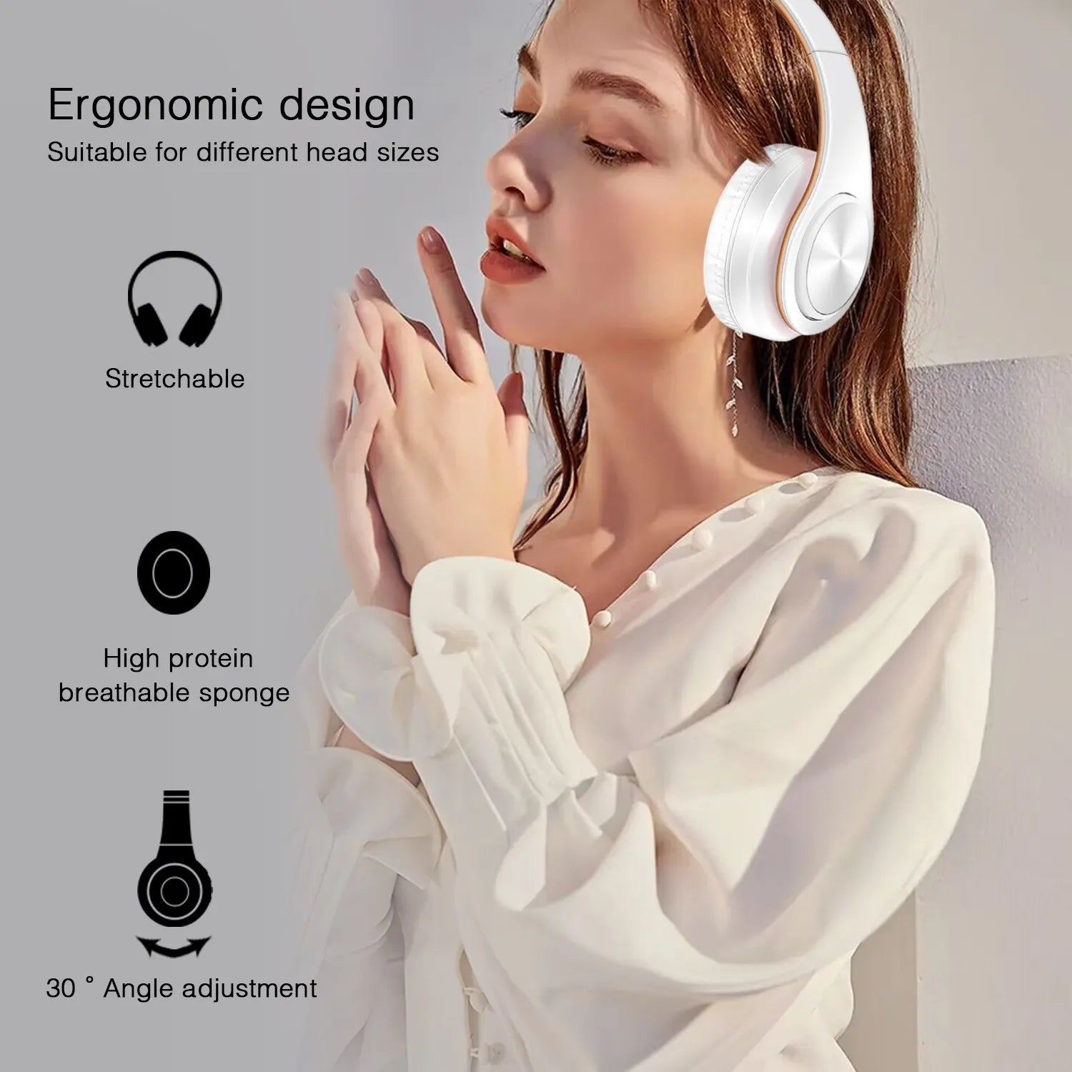 Kabellose Bluetooth-Kopfhörer für Mädchen