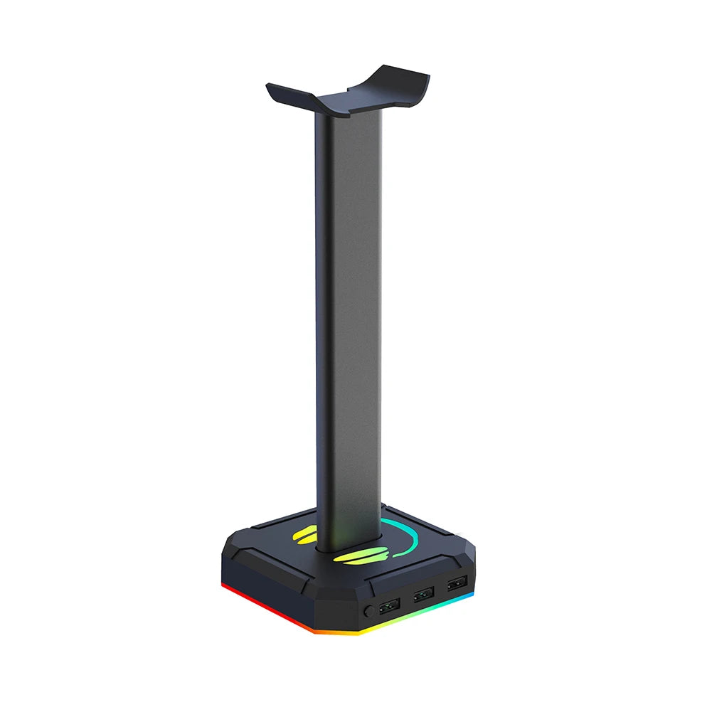 RGB Gaming Headphone Stand with USB &amp; 10 Lighting Modes