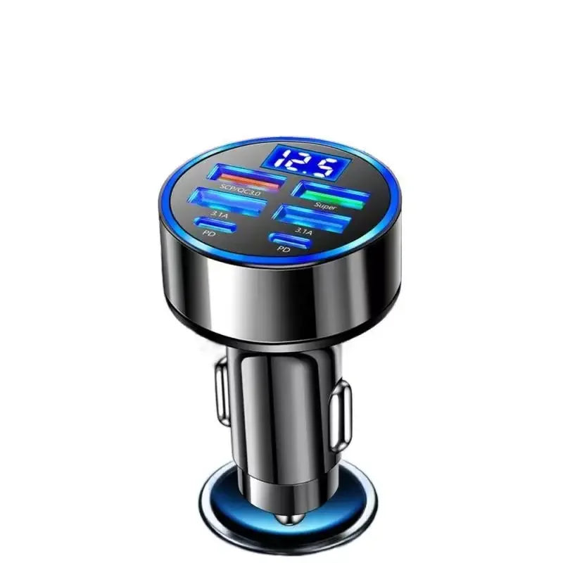 UYUXIO 6-in-1 USB-C Autoladegerät Adapter PD