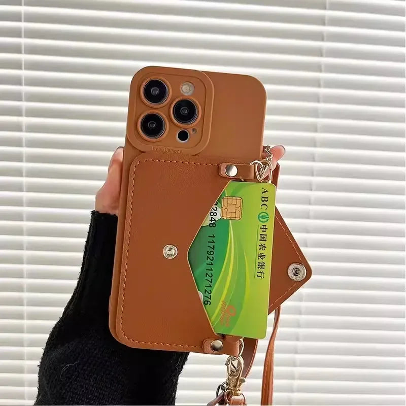 Handykette & Umhängetasche mit Kartenhalter