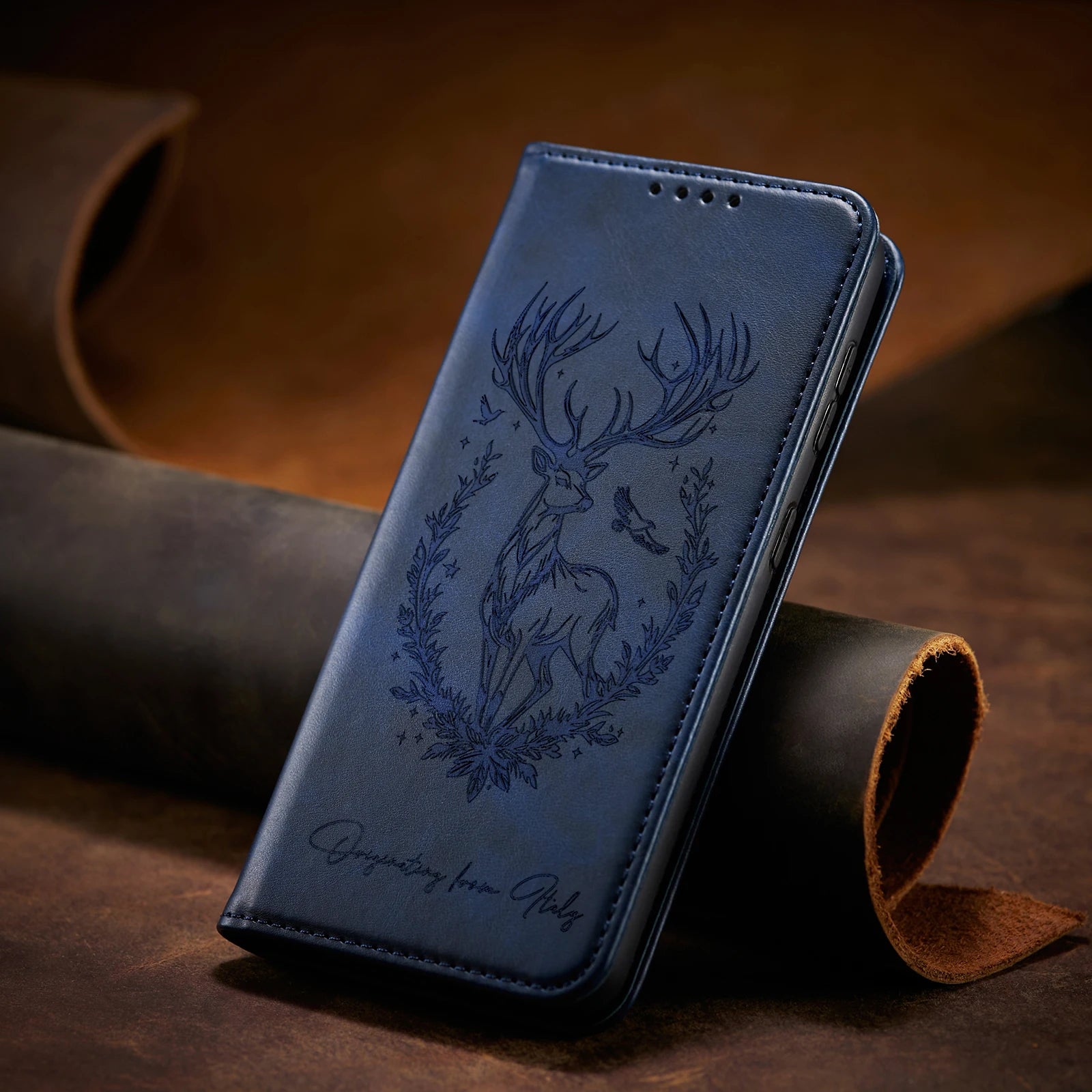 3D Tier Leder Flip Hülle für Xiaomi/Poco
