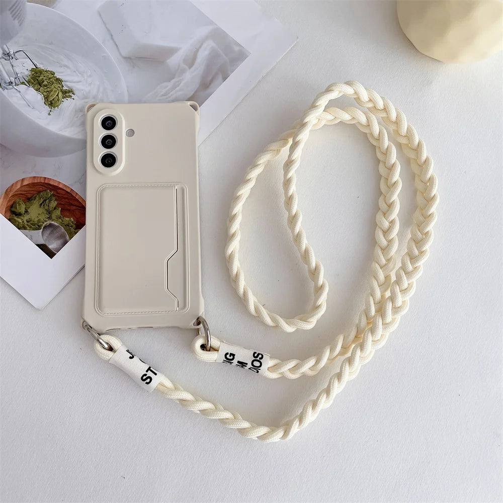Geflochtener Crossbody Lanyard für Samsung Galaxy