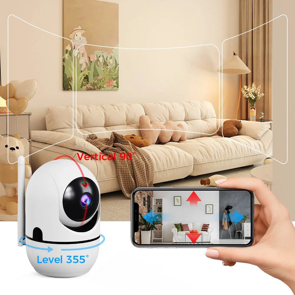 3MP WLAN Innenkamera mit KI & Nachtsicht
