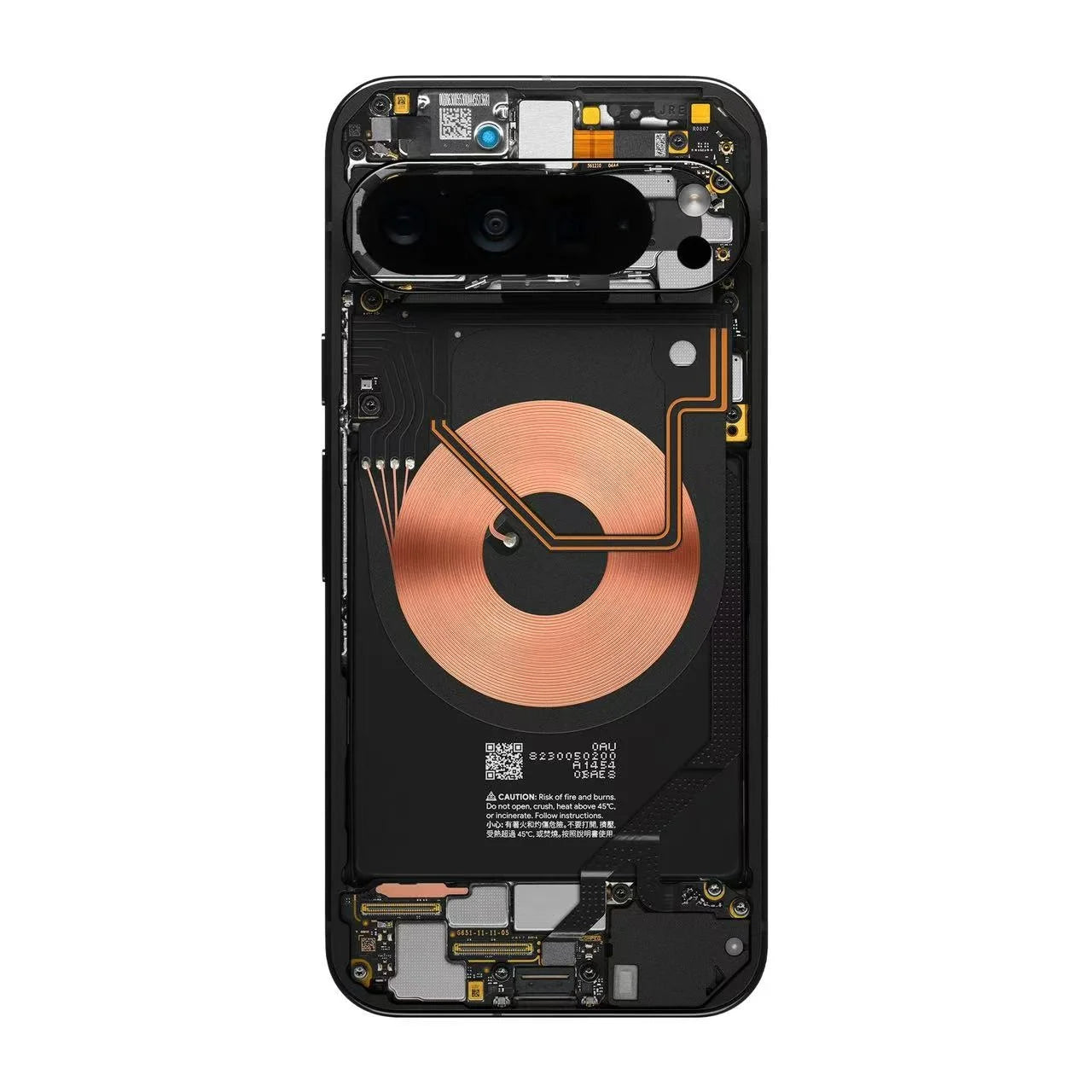 Bunte Rückseitenfolie für Pixel 9–6 Pro