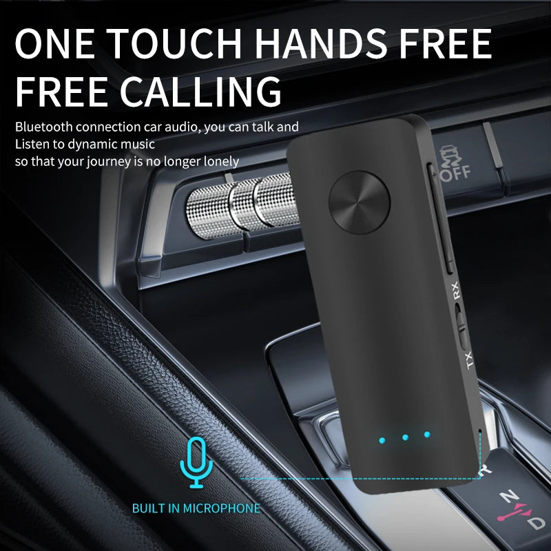 2-in-1 Bluetooth 5.4 Audio Adapter AUX mit Mikro
