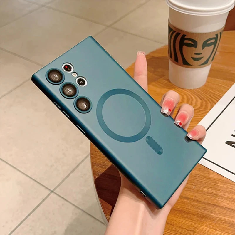 Magnetische Magsafe Schutzhülle für Samsung S24