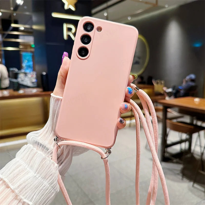 Verstellbare Crossbody Lanyard Hülle Samsung