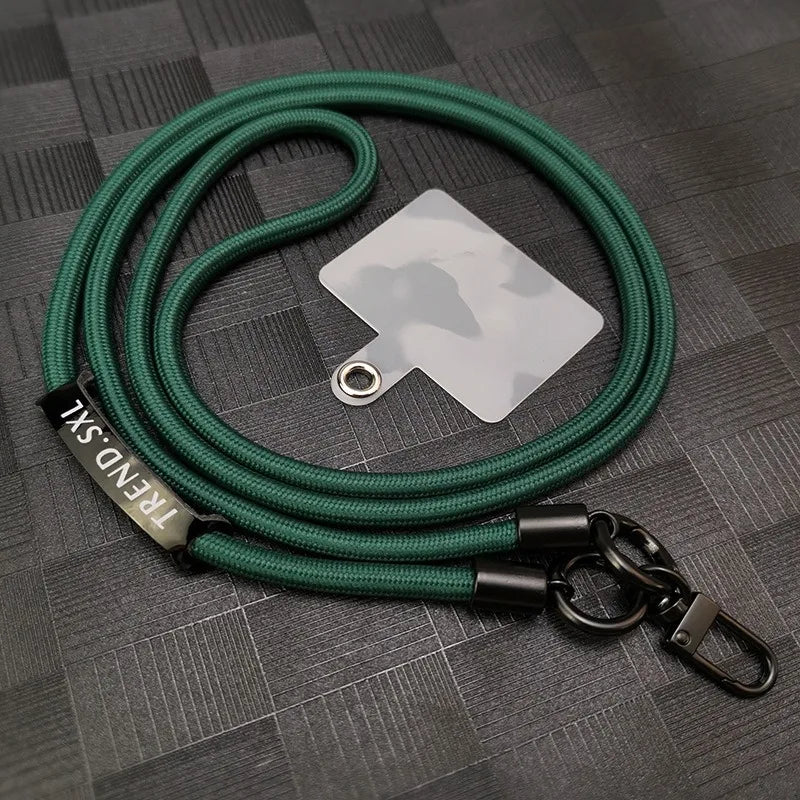 Langes einfarbiges Crossbody-Handylanyard mit Clip