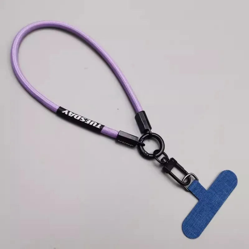 Langes einfarbiges Crossbody-Handylanyard mit Clip