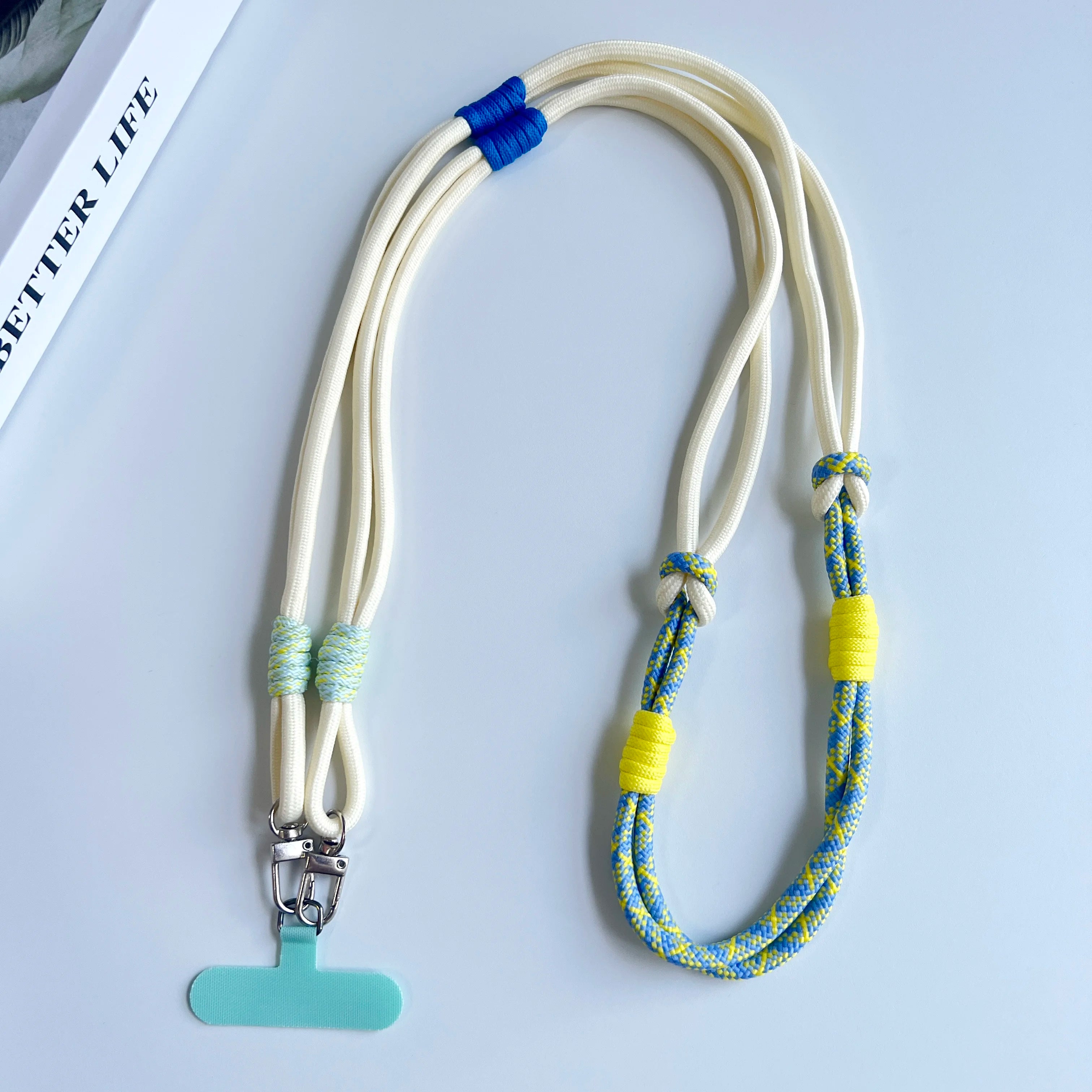 Personalisierter Trend Doppel-Farbiger Handy-Lanyard