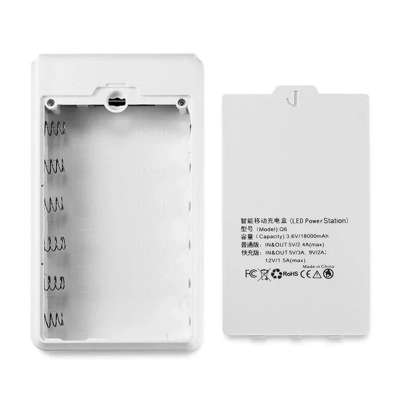 Tragbare DIY Powerbank Hülle 6x18650
