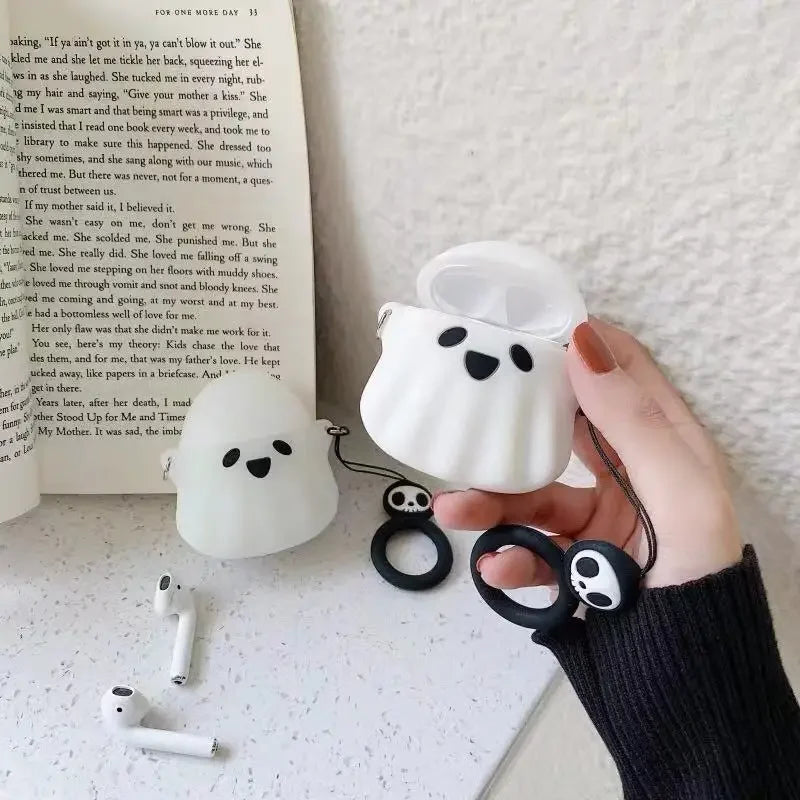 Ghost Totenkopf Airpods Silikonhülle