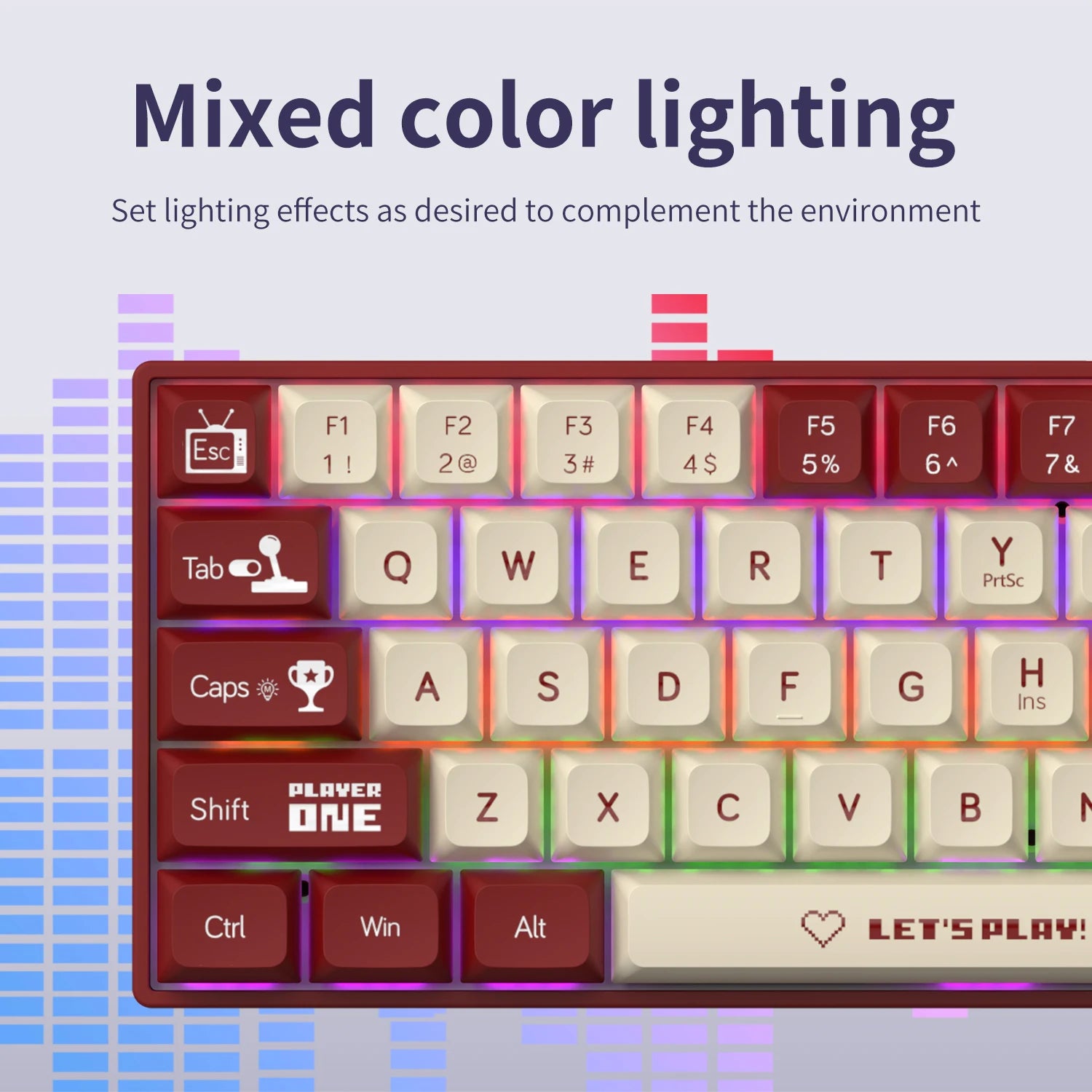 AJAZZ AK680 mechanische 68-Tasten Tastatur