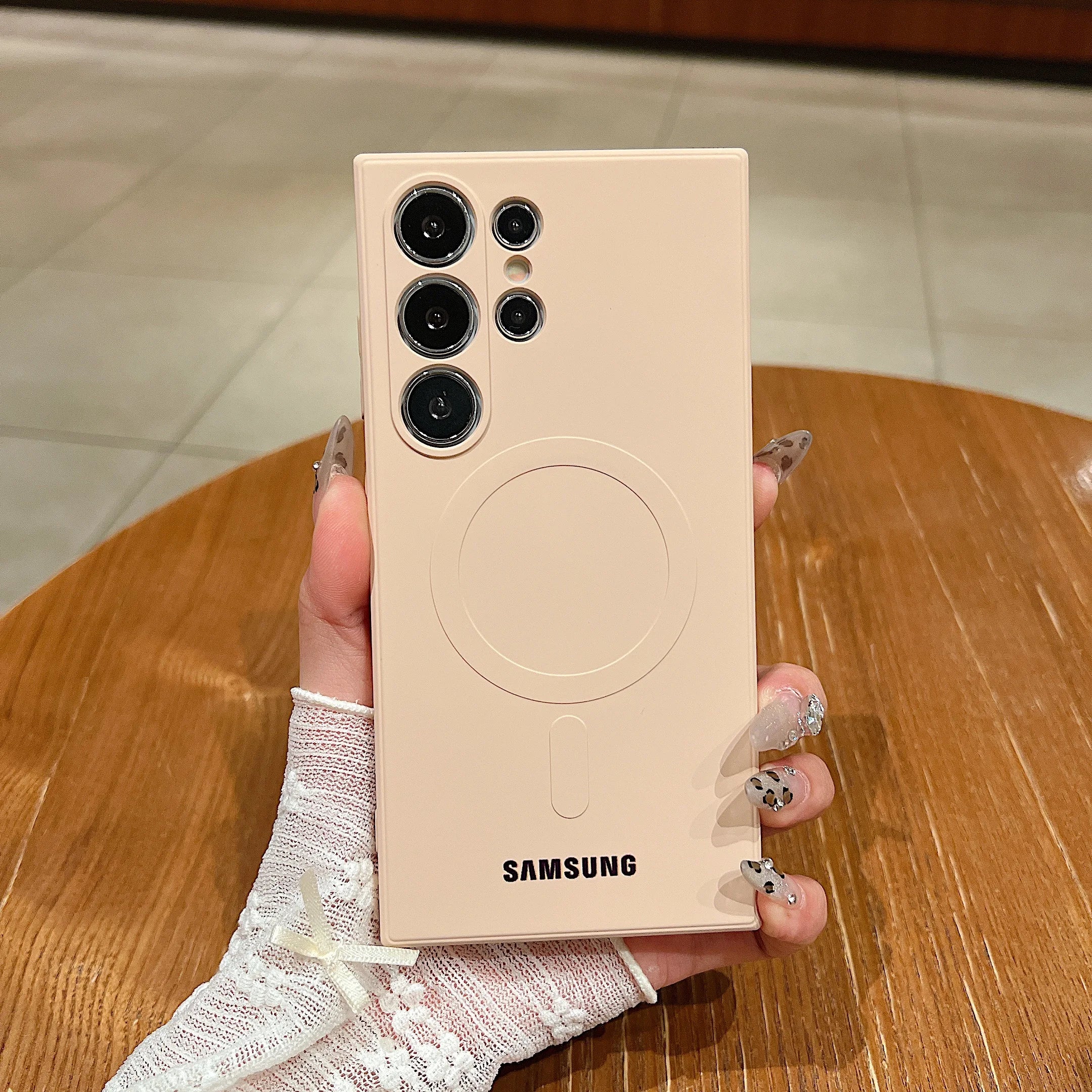 Luxus Silikon-Magnethülle Samsung