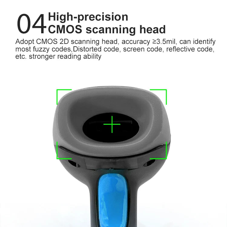 Kabelloser 1D/2D Barcode-Scanner mit Bluetooth