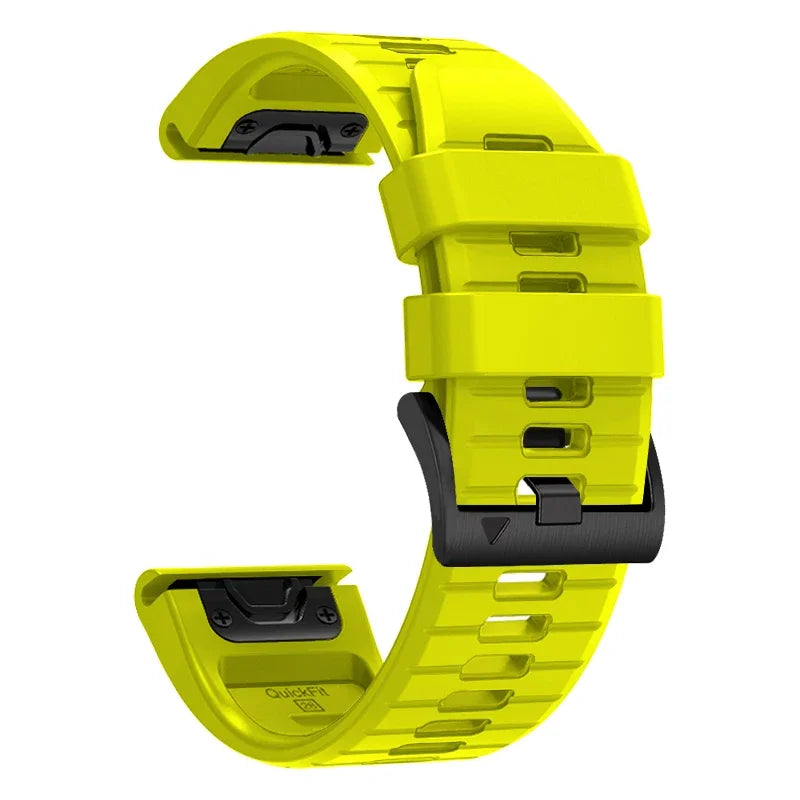 QuickFit Silikonarmband 22/26mm für Garmin Uhren