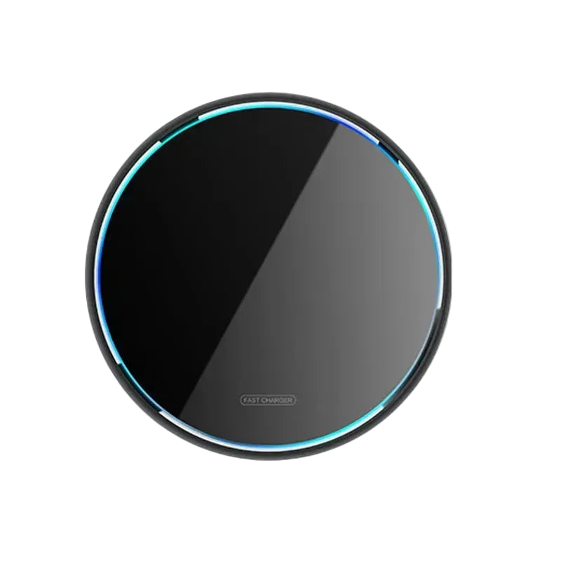 100W Metallisches Qi Ladepad mit LED Licht