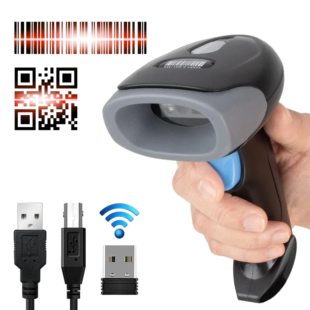 Schneller 1D/2D Barcode Scanner Bluetooth USB