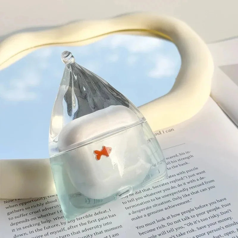Transparente Silikon Fische Hülle für AirPods Pro