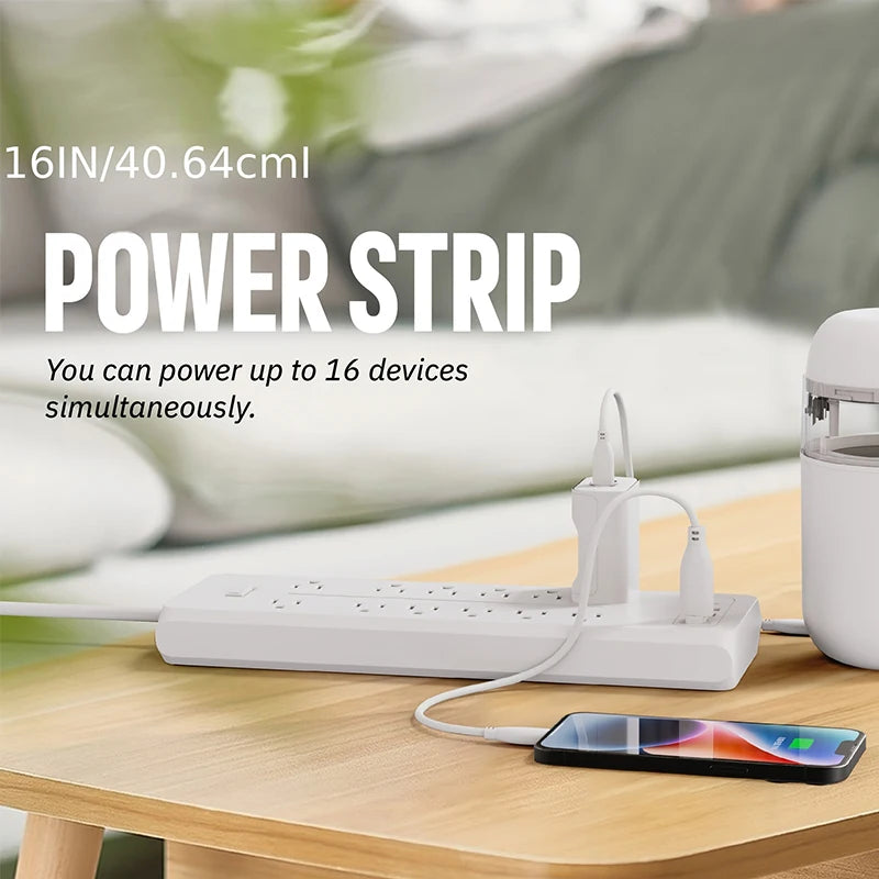 Steckdosenleiste mit USB C & AC-Anschlüssen