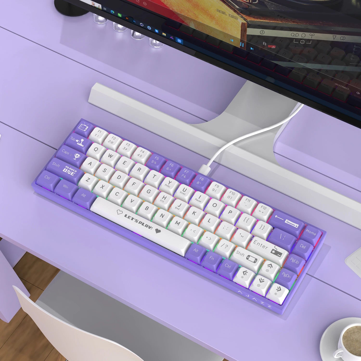 AJAZZ AK680 mechanische 68-Tasten Tastatur