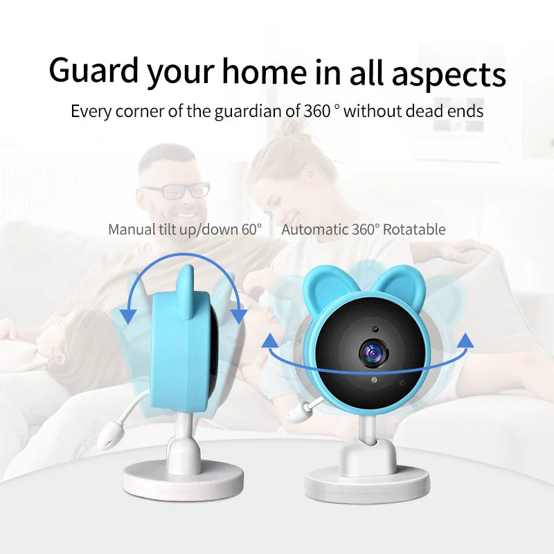 Infrarot Babyphone mit Nachtsicht und Temperaturanzeige