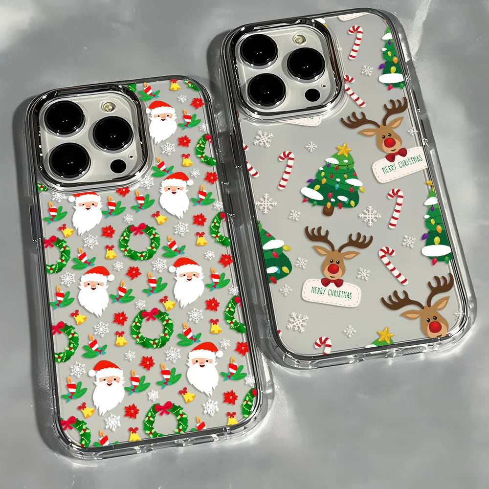 Transparent Soft TPU Case for Google Pixel 10 Christmas