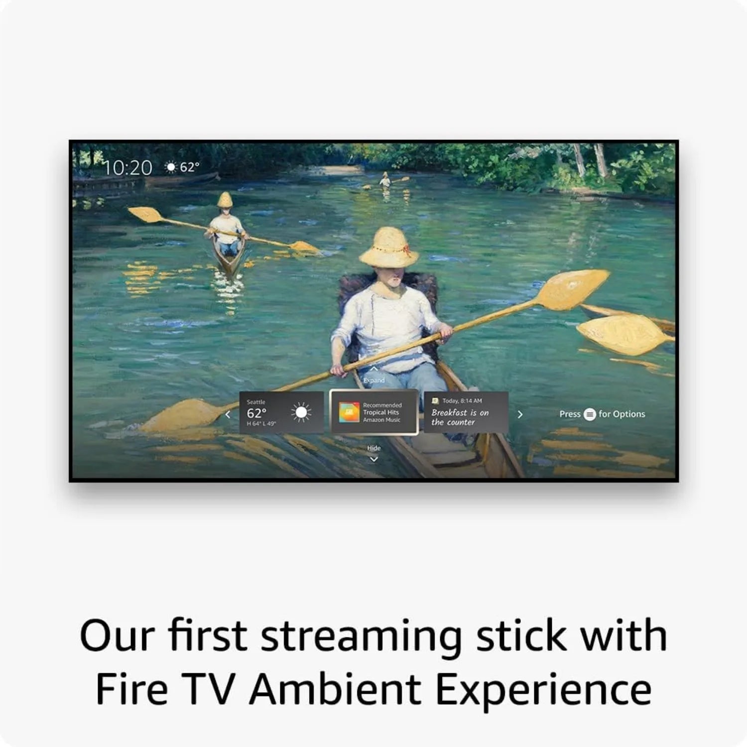 4K TV Stick with fast voice control