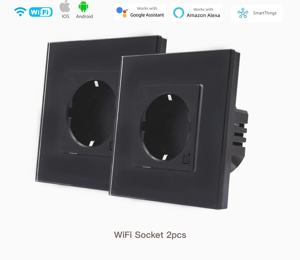 Smart WLAN Steckdose EU USB Typ-C Timer Alexa