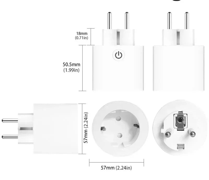 WiFi Smart Plug EU/UK/US mit App & Alexa Steuerung