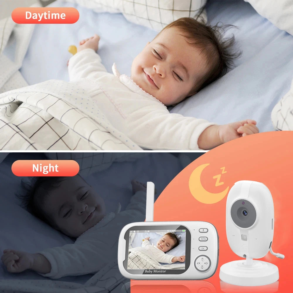 3,5 Zoll Video Baby Monitor mit Audio & Nachtmodus