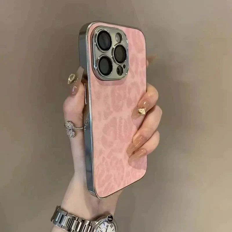 Luxus Leopard Hülle iPhone 11-16 Pro