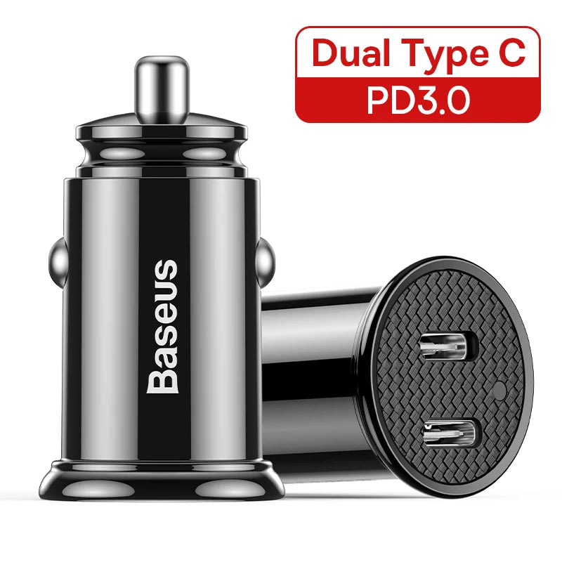 30W Schnellladegerät fürs Auto USB PD