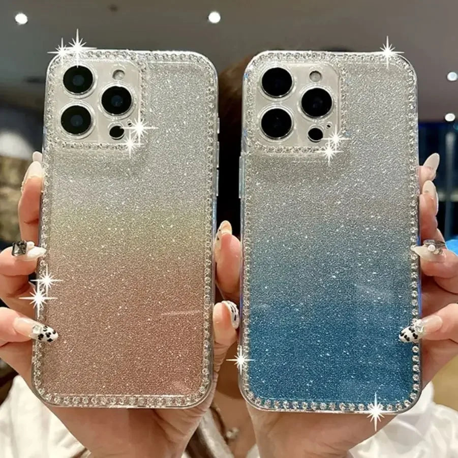 Transparente Diamant TPU Hülle für Samsung S25