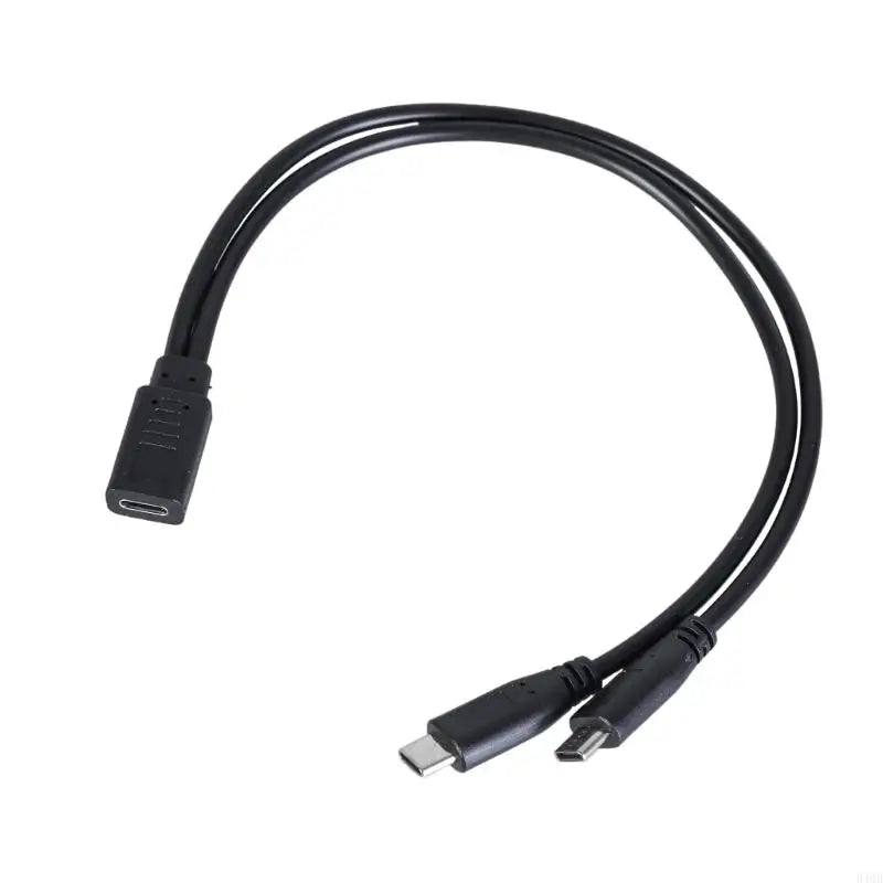 USB-C Y-Splitter Kabel 1 Buchse auf 2 Stecker