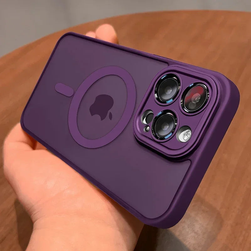 Magnetische matte Rüstungshülle für iPhone 17 Pro