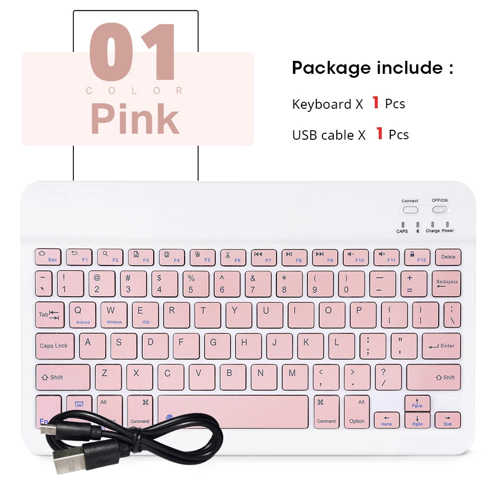 Mini Bluetooth Tastatur Maus für Tablet & Handy