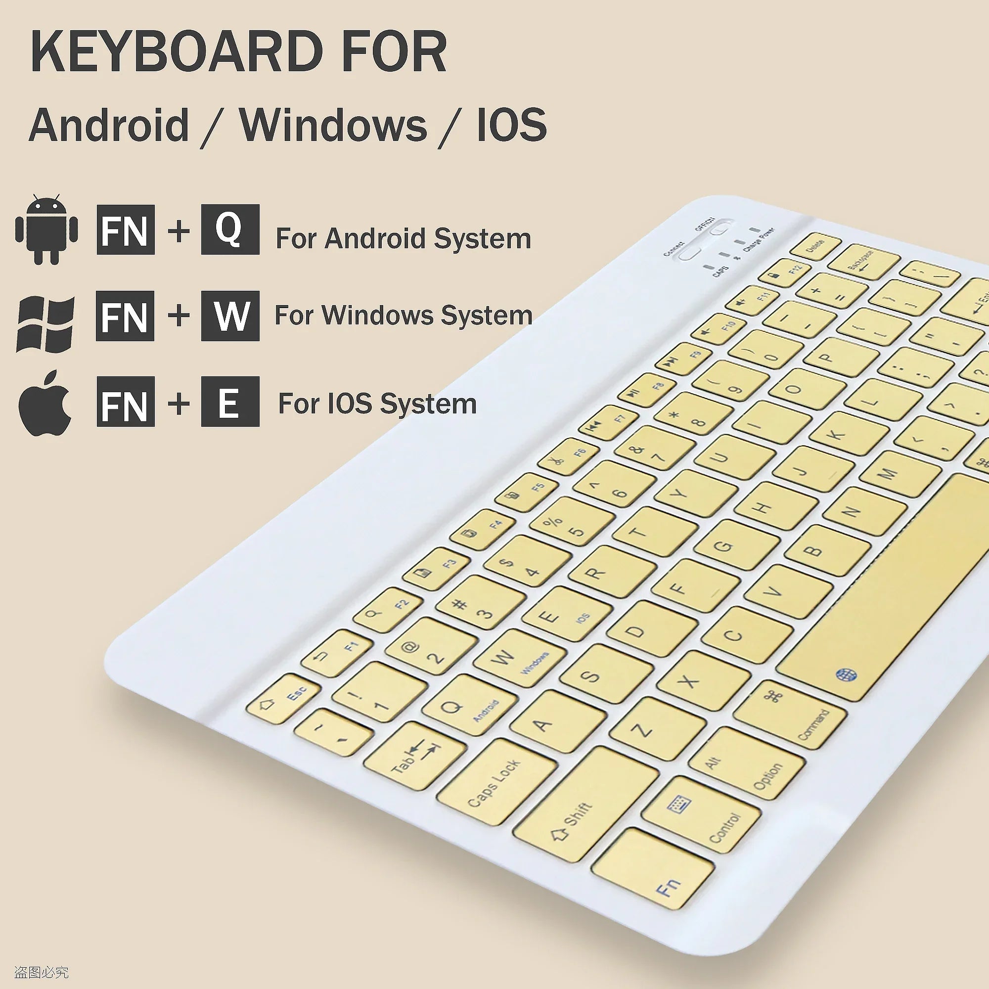 Bluetooth Tastatur & Maus mit Lederhülle für iPad 9.7–12.9 Zoll – Magnetisch & Stoßfest