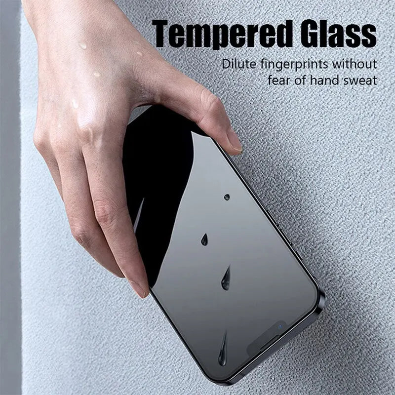 4 Stück iPhone Sichtschutz Glasfolie