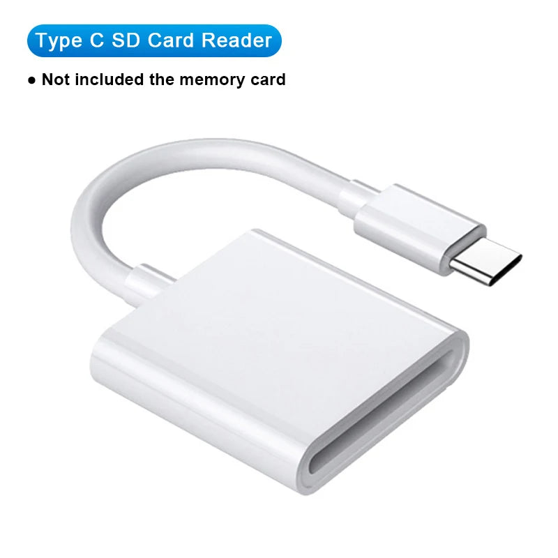 2-in-1 SD TF Kartenleser Adapter für iPhone & Android