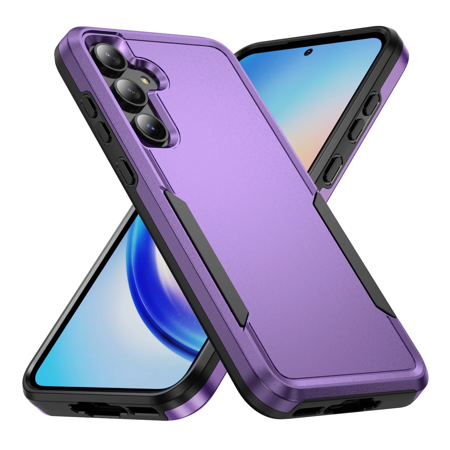 Militärische Hüllen für Samsung Galaxy S24 FE S22 S23 Plus S21 S25 Ultra Edge S20 A54 A16 5G A56 A55 A35 A15 Armor Case Coque