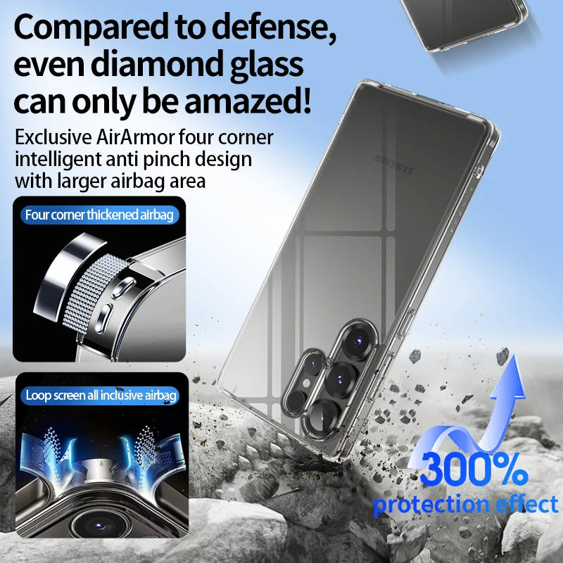 Fusion Hard TPU Bumper Case für Samsung Galaxy S25 Ultra