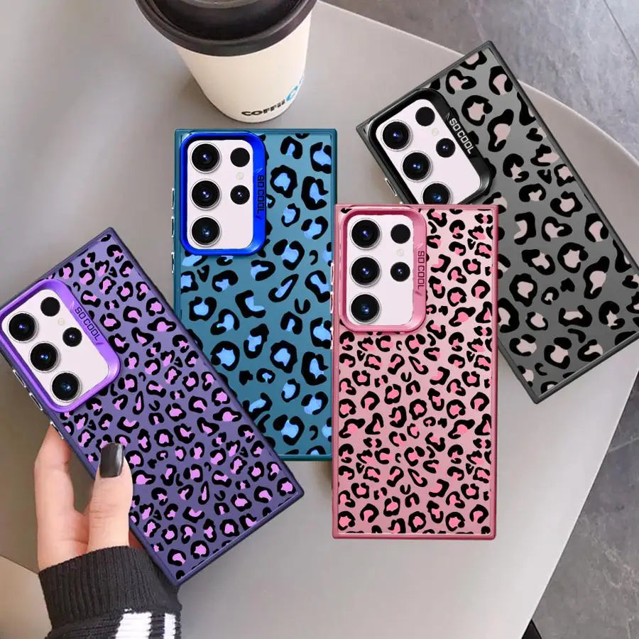 Leopardenmuster Handyhülle für Samsung Galaxy Ultra