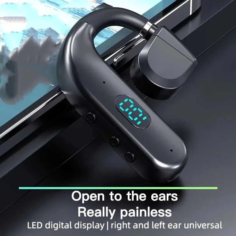 Open-Ear Wireless Headset with Mic