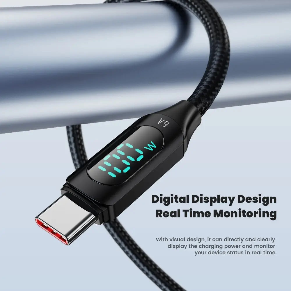 Toocki 100W USB-C Schnellladekabel
