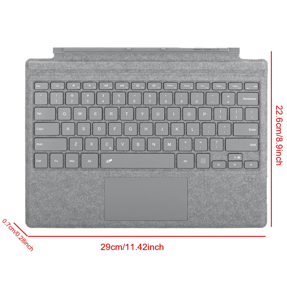 Drahtlose Bluetooth Tastatur mit 7-Farben Beleuchtung