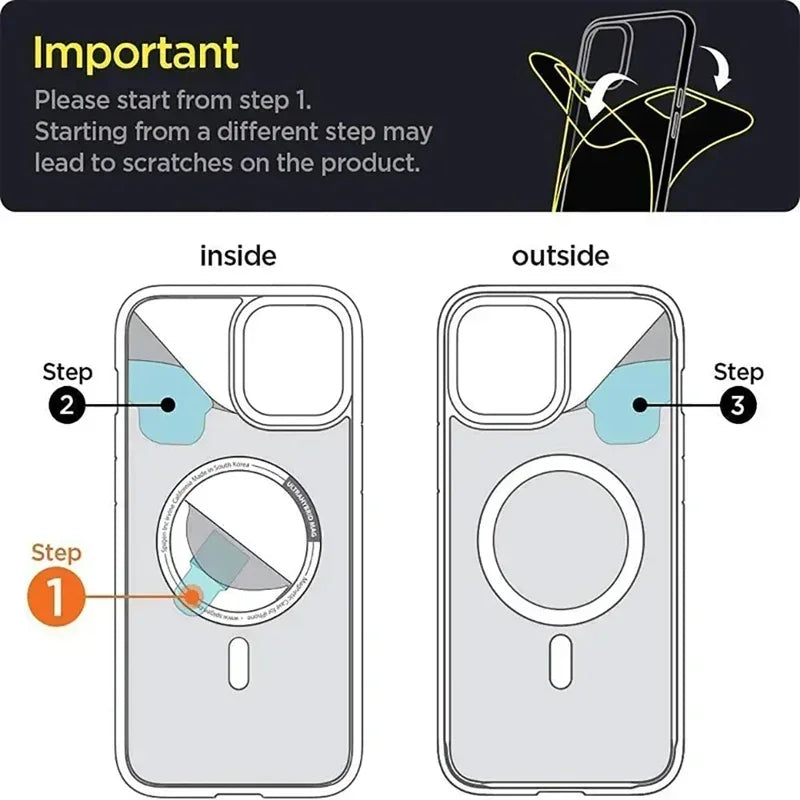 Magnetische transparente Originalhülle für iPhone 11–16 Pro Max, XS, XR, Magsafe