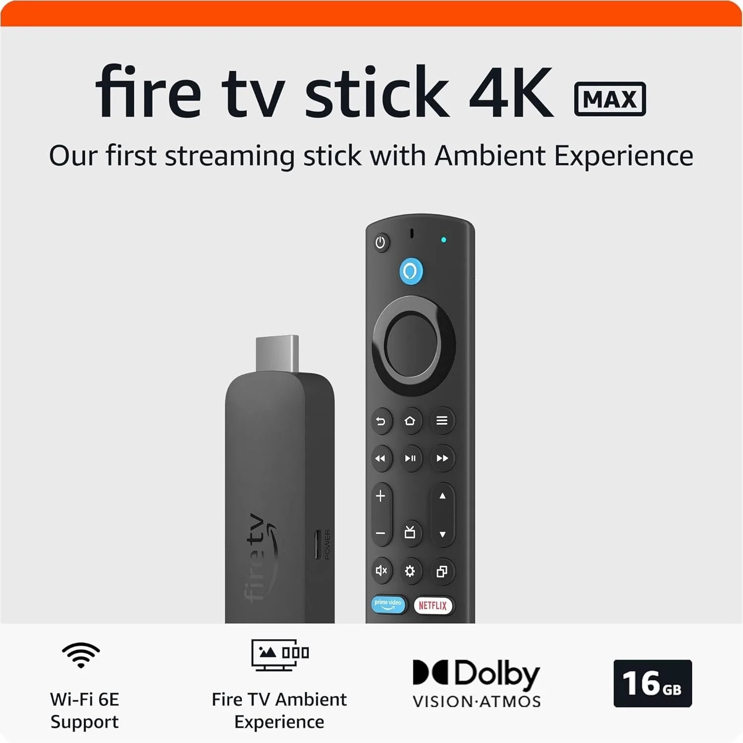 4K TV Stick mit schneller Voice-Steuerung