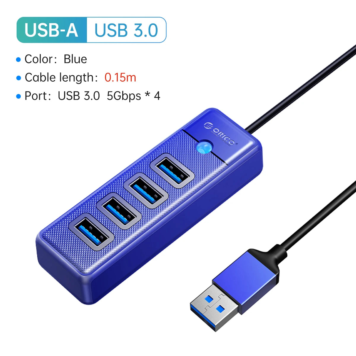 ORICO USB 3.0 HUB 4-Port Typ-C Splitter